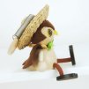 owl wooden bouncing figure
