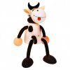 Black white cow figure on spring
