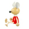 mouse wooden toy certified for kids