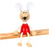 red mouse sitting front
