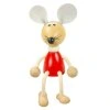 red mouse wooden figure