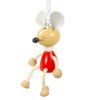 Mouse wooden bounicng figurine KROKIDO