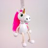 handmade wooden figure ons pring unicorn
