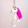 wooden figure on spring unicorn