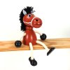 handpainted wooden horse gift for horse lovers