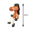 Brown horse wooden bouncie