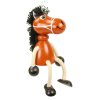 brown horse wooden bouncing doll KROKIDO