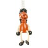 brown horse wooden figurine on spring KROKIDO