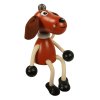 brown dog wooden figure on spring