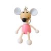 Pink mouse wooden keychain KROKIDO