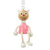 pink cat wooden jumpie from bohemia