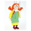 Dřevěná loutka - hračka ze dřeva - Holka copatá