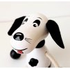 Dalmatian wooden figure on spring