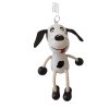 Dog dalmatian bouncing wooden figure
