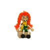 redhair girl wooden magnet