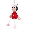 Ladybug wooden bounicng doll KROKIDO