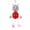 Ladybird bouncing wooden figure