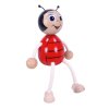 Ladybird hand painted wooden doll KROKIDO