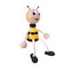 Bee hand painted wooden figure