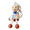 hand painted wooden keychain pablo