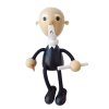 handpainted wooden figure architect