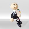 dali hand painted wooden figure