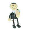 handmade wooden figure painter