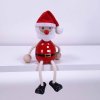 Santa wooden sitting figure