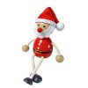 santa claus wooden figure