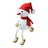 snowman wooden figurine for kids