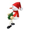 snowman handmade wooden doll for kids