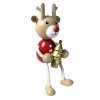 reinderr with christmas tree wooden figure