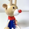 handmade wooden figure reindeer