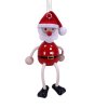 Santa handmade wooden bouncing figure