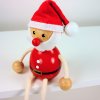 santa claus wooden bouncing doll