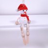 snowman with ski bouncing doll