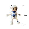Astronaut hand painted wooden magnet KROKIDO