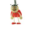 Ladybird flying wooden figure