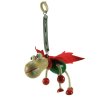 wooden spring-loaded dragon