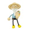 Claude Monet handcrafted wooden figurine