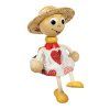 Ladybird with skirt wooden figurine