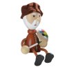 leonardo da vinci painter wooden figure