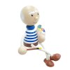 painter pablo hand painted wooden figurine