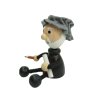 Leonardo da Vinci handmade wooden magnet for museum shop