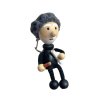Leonardo Da Vinci hadncrafted wooden keychain KROKIDO