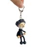 Leonardo Da Vinci inventor wooden keyring KROKIDO