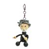 Leonardo da vicni wooden keyring