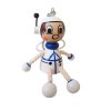 Astronaut handcrafted wooden keychain KROKIDO