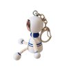 Astronaut hand painted wooden keychain KROKIDO
