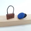 postman keychain from wood